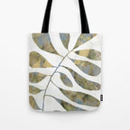 Silhouette plant acrylic Tote Bag Gallery Image 1