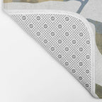 Silhouette plant acrylic Bath Mat Gallery Image 2
