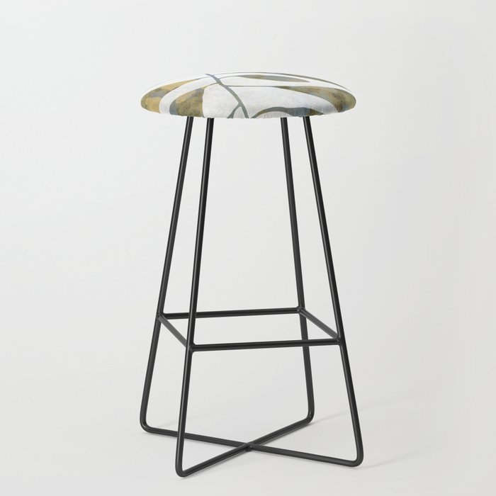 Silhouette plant acrylic Stool Gallery Image 1
