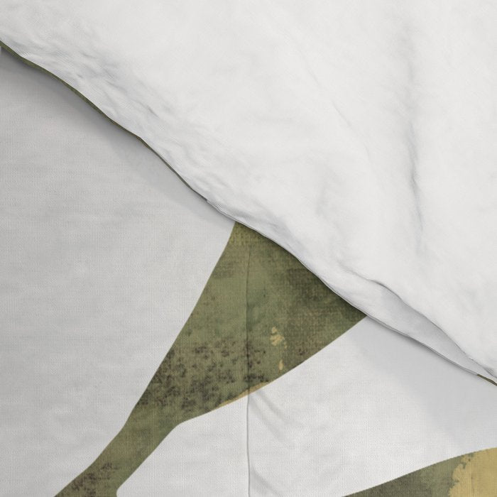 Silhouette plant acrylic Comforter Gallery Image 4