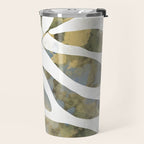 Silhouette plant acrylic Travel Mug Gallery Image 2