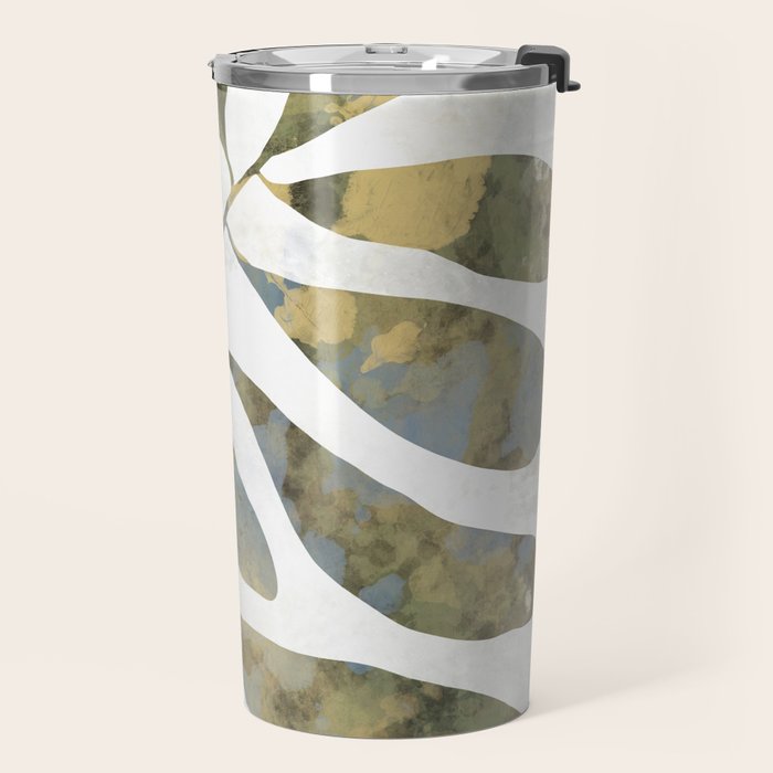 Silhouette plant acrylic Travel Mug Gallery Image 2