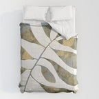 Silhouette plant acrylic Comforter Gallery Image 6