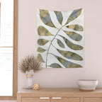 Silhouette plant acrylic Wall Tapestry Gallery Image 2