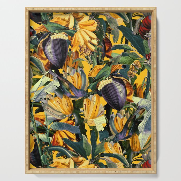 Banana and Leaf Garden Serving Tray Gallery Image 1