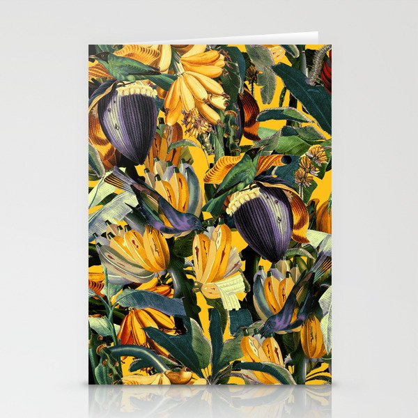 Banana and Leaf Garden Stationery Card Gallery Image 2