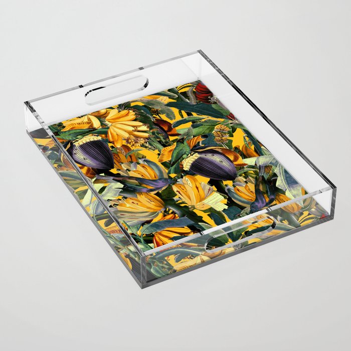 Banana and Leaf Garden Acrylic Tray Gallery Image 1