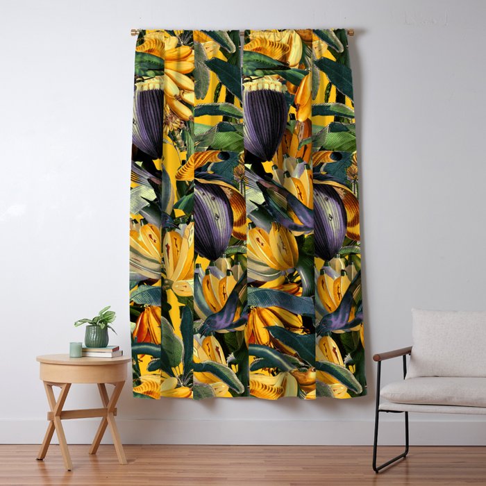 Banana and Leaf Garden Window Curtain Gallery Image 5
