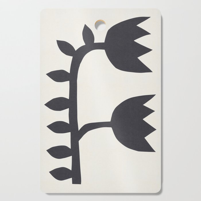 Black Tulips #1 - 3/5 Cutting Board Gallery Image 1