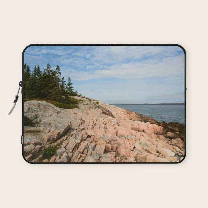 Coastal Life #2 - Travel Photography - Maine art - New England landscape - nature Laptop Sleeve Gallery Image 1
