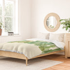 In my happy place - hedgehog meditating in cactus jungle Duvet Cover Gallery Image 2