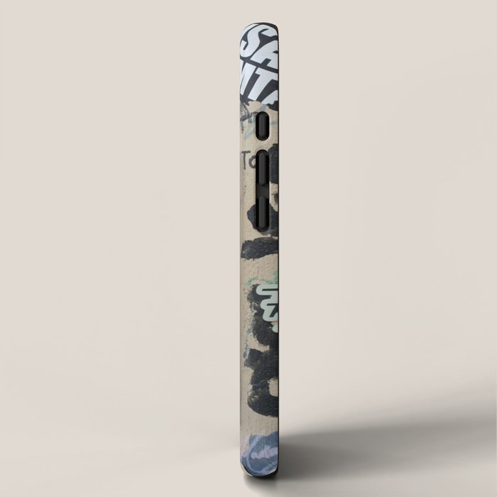 Red question mark on a wall iPhone Case Gallery Image 2