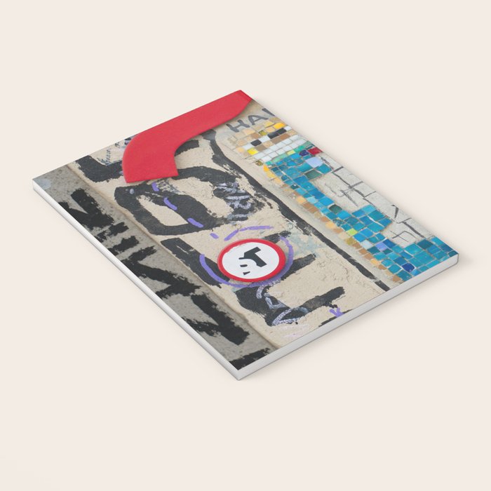 Red question mark on a wall Notebook Gallery Image 3