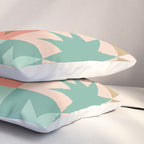 Retro Festive Christmas Star check pattern  Pillow Sham Gallery Image 3