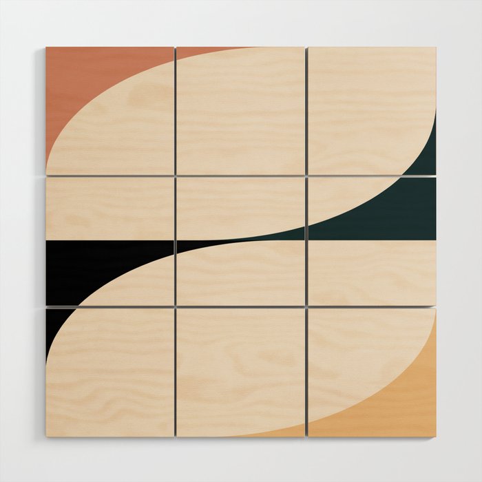 Almond Abstract XVII Wood Wall Art Gallery Image 1