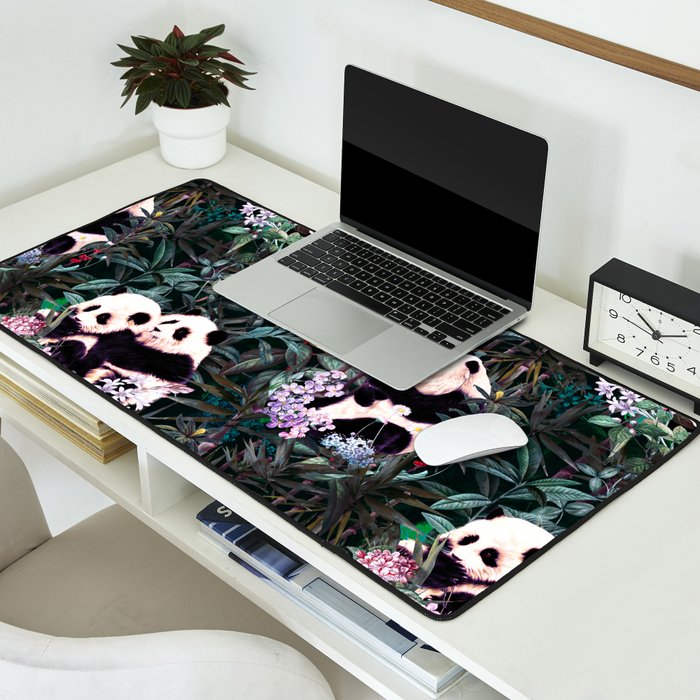 Rainforest Pandas Desk Mat Gallery Image 2