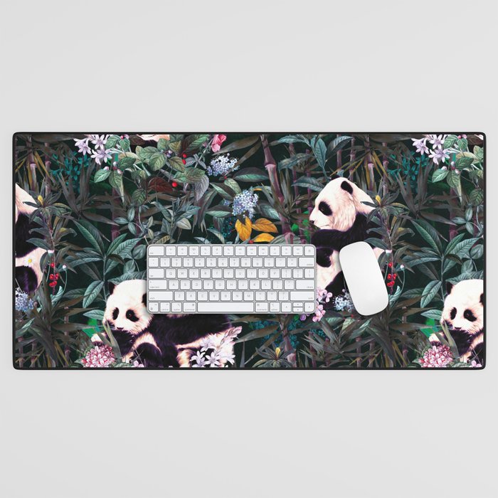 Rainforest Pandas Desk Mat Gallery Image 1