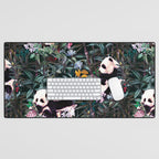Rainforest Pandas Desk Mat Gallery Image 1