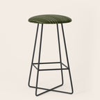 Lines #5 (Olive Green) Stool Gallery Image 1
