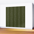 Lines #5 (Olive Green) Wall Mural Gallery Image 2
