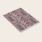 Magic Jungle Vine - midnight & peach Notebook Gallery Image 3