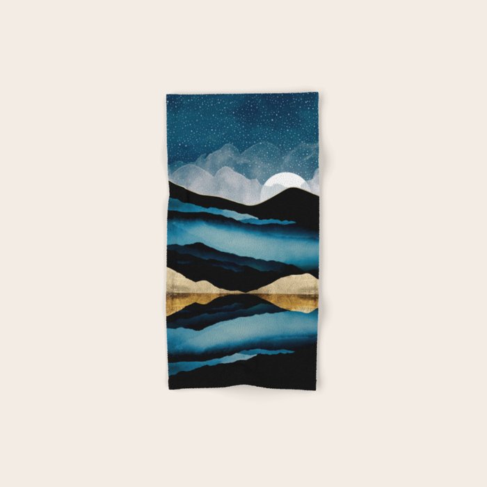 Midnight Mountain Bath Towel Gallery Image 1