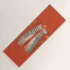Striped Cat Pair Yoga Mat Gallery Image 1