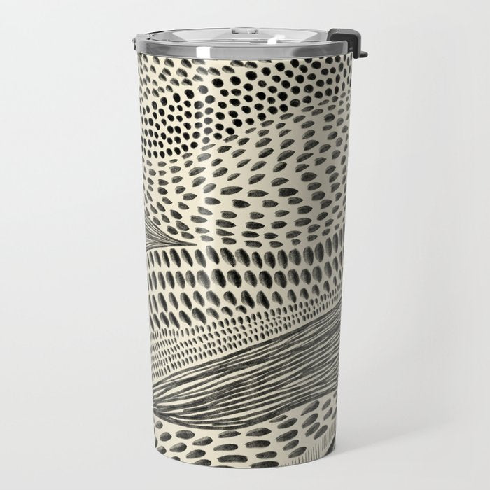 Hand Drawn Patterned Abstract II Travel Mug Gallery Image 2