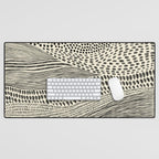 Hand Drawn Patterned Abstract II Desk Mat Gallery Image 1