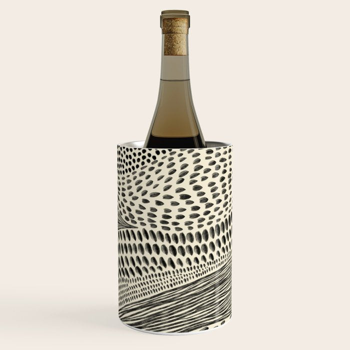 Hand Drawn Patterned Abstract II Wine Chiller Gallery Image 3