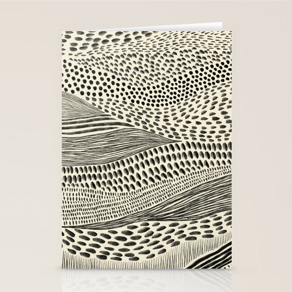 Hand Drawn Patterned Abstract II Stationery Card Gallery Image 2