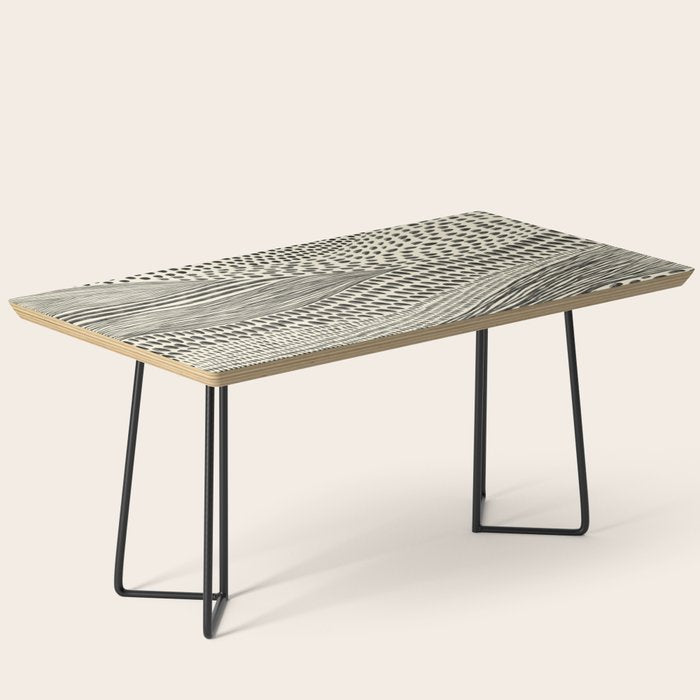 Hand Drawn Patterned Abstract II Coffee Table Gallery Image 1