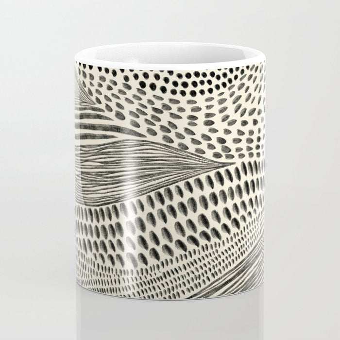 Hand Drawn Patterned Abstract II Coffee Mug Gallery Image 4