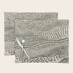 Hand Drawn Patterned Abstract II Placemat Gallery Image 1