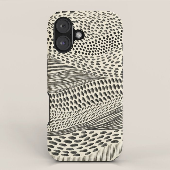 Hand Drawn Patterned Abstract II iPhone Case Gallery Image 1