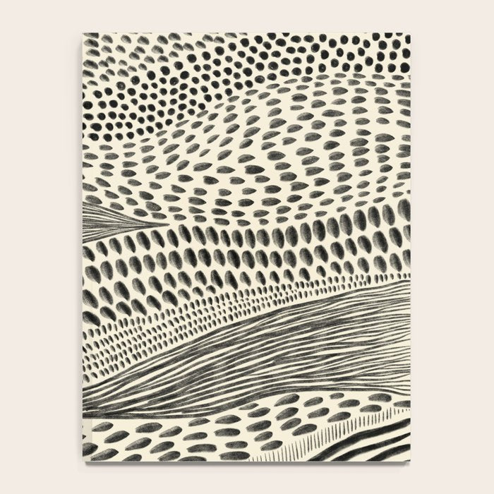 Hand Drawn Patterned Abstract II Notebook Gallery Image 4