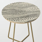 Hand Drawn Patterned Abstract II Side Table Gallery Image 2