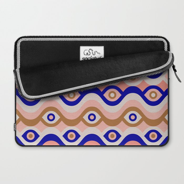 Psychedelic Eye Melt - Blue & Pink Laptop Sleeve Gallery Image 2