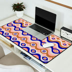 Psychedelic Eye Melt - Blue & Pink Desk Mat Gallery Image 2