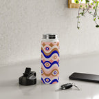Psychedelic Eye Melt - Blue & Pink Water Bottle Gallery Image 4