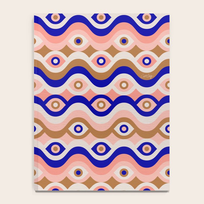 Psychedelic Eye Melt - Blue & Pink Notebook Gallery Image 4