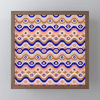 Psychedelic Eye Melt - Blue & Pink Mini Art Print Gallery Image 2