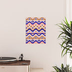Psychedelic Eye Melt - Blue & Pink Poster Gallery Image 2
