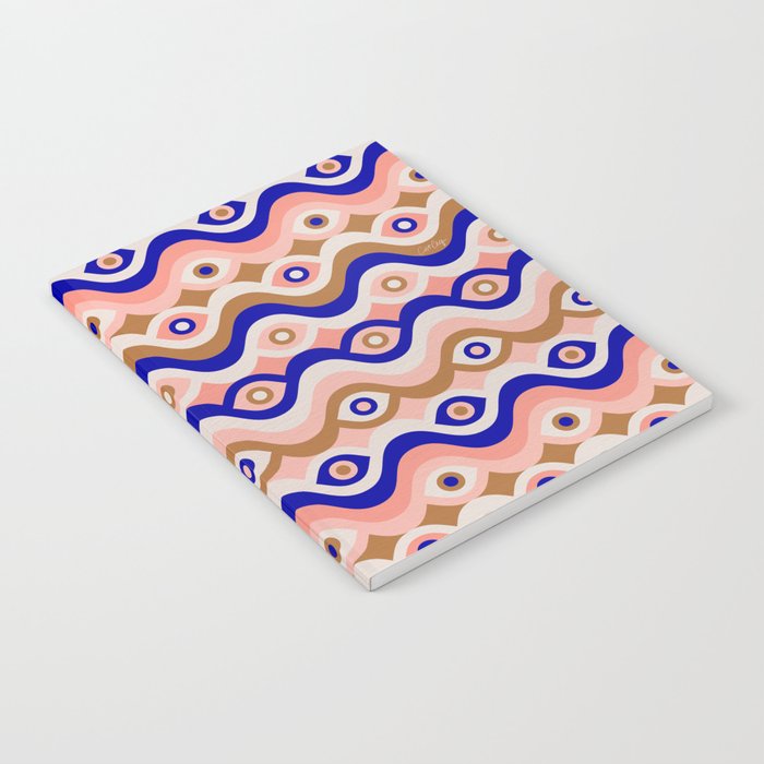 Psychedelic Eye Melt - Blue & Pink Notebook Gallery Image 2