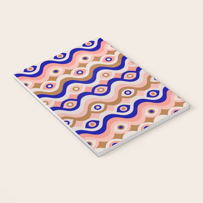 Psychedelic Eye Melt - Blue & Pink Notebook Gallery Image 3