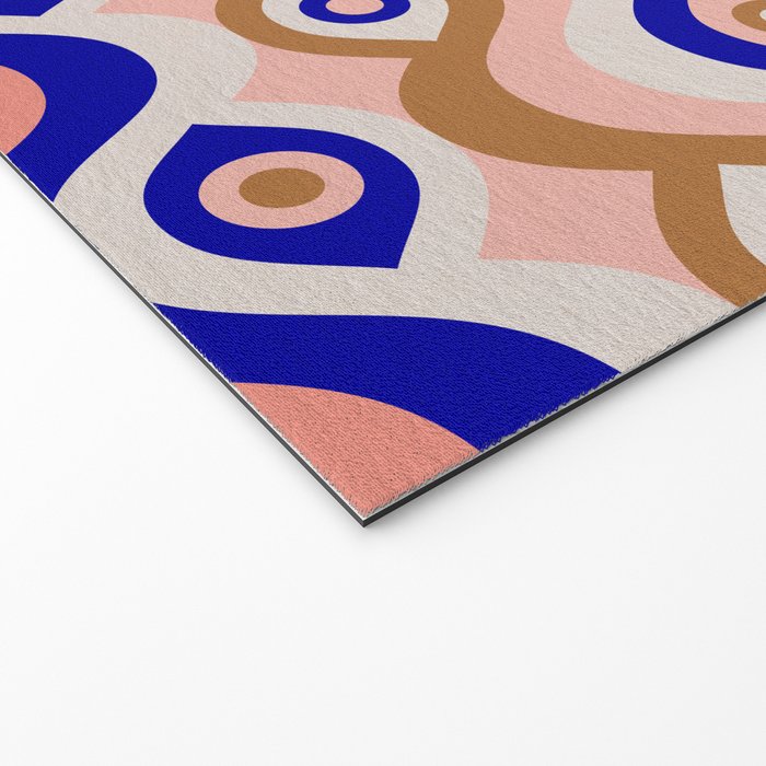 Psychedelic Eye Melt - Blue & Pink Welcome Mat Gallery Image 2