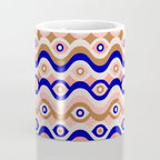 Psychedelic Eye Melt - Blue & Pink Coffee Mug Gallery Image 4