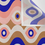 Psychedelic Eye Melt - Blue & Pink Wall Tapestry Gallery Image 3