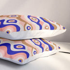 Psychedelic Eye Melt - Blue & Pink Pillow Sham Gallery Image 3