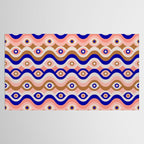 Psychedelic Eye Melt - Blue & Pink Tablecloth Gallery Image 2